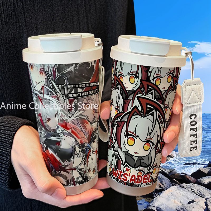 Coffee Tea Mugs - 520 مللي لطيف الإبداعية زجاجة ماء