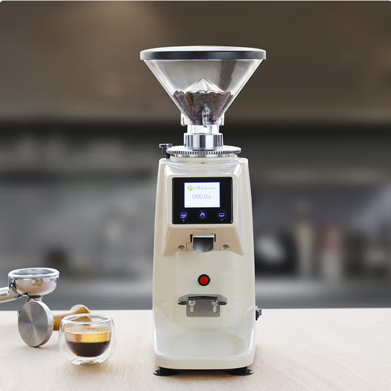 Coffee Bean - مطحنة القهوة الكهربائية للإسبريسو مع مؤقت