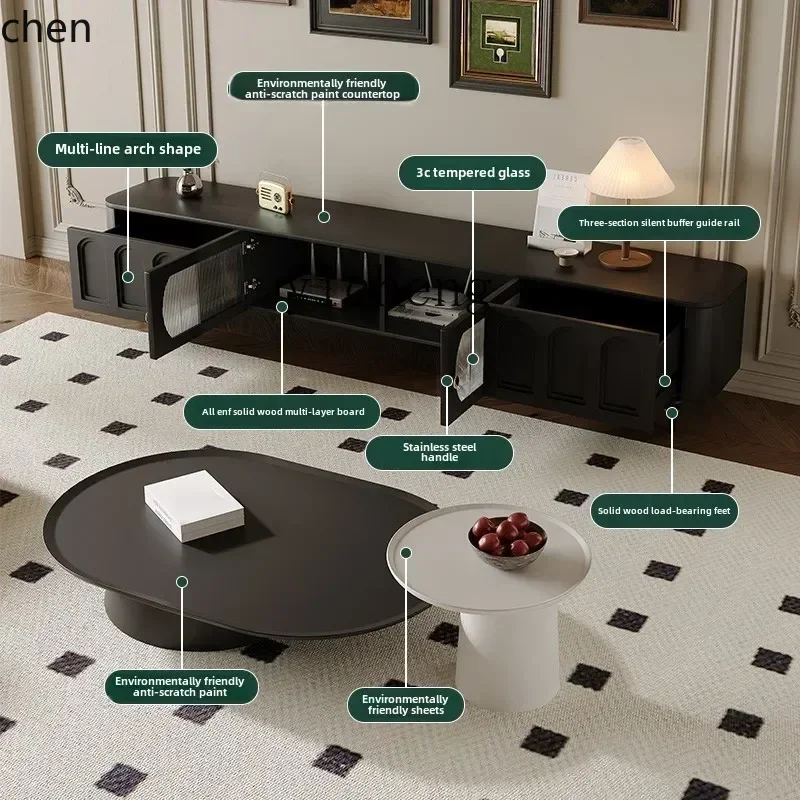 Coffee & Tea Difabis - i5.15 retro TV cabinet coffee table