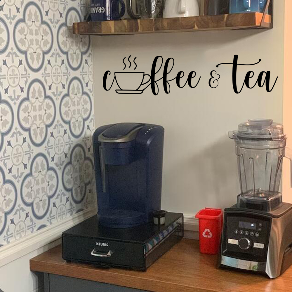 Switching Coffee To Tea - القهوة والشاي القدح بار نافذة الجدار