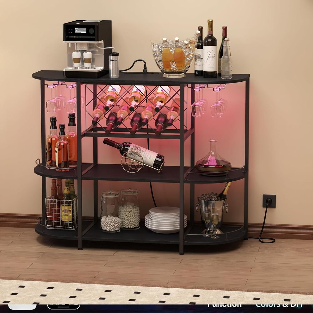 طاولة قهوة سوداء بثلاثة مستويا - مراجعة Coffee & Tea Difabis وسعره