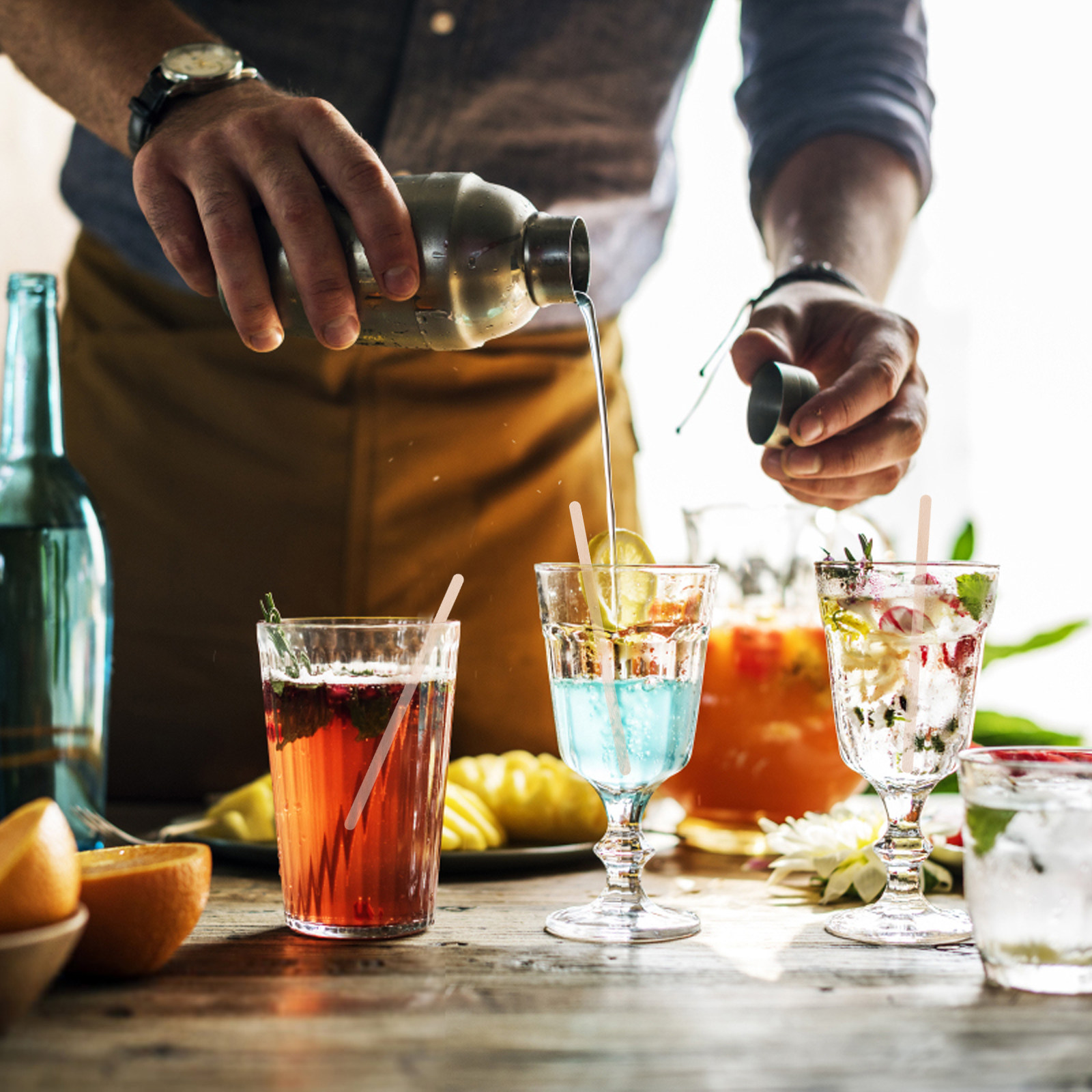 100 قطعة من أعواد التحريك الخش - مراجعة Juice Tea Coffee وسعره