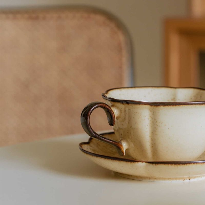 أطباق أكواب سيراميك فرنسية قدي - مراجعة Prefer Coffee To Tea وسعره