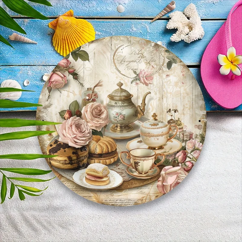 لافتة ألومنيوم عتيقة الطراز لغ - مراجعة Coffee Tea Library وسعره