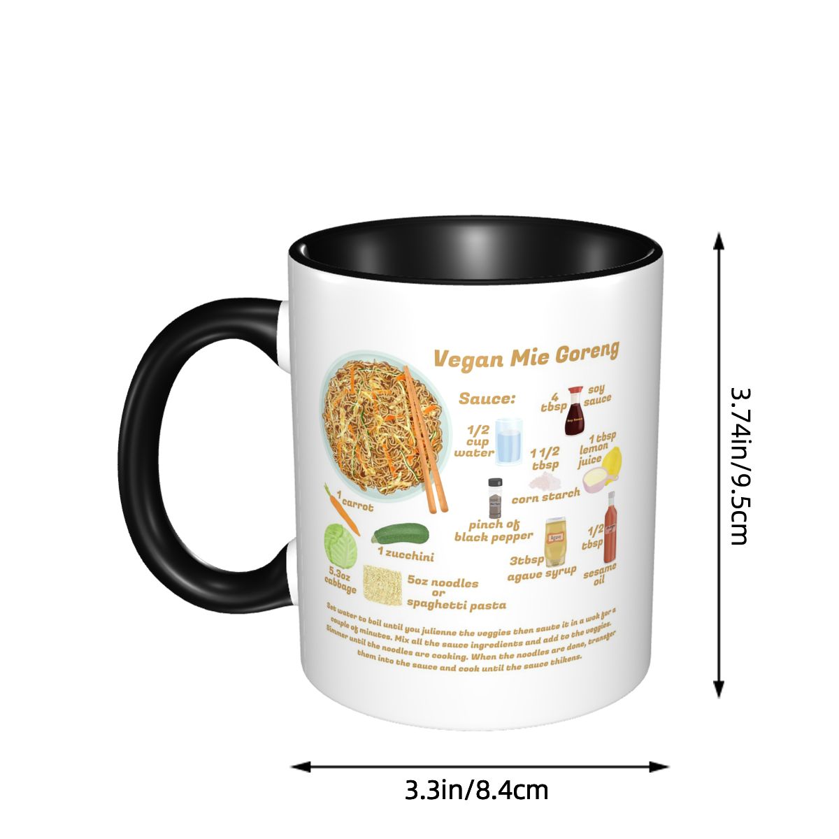كوب سيراميك مضحك بتصميم مي جور - مراجعة Coffee Milk Tea Recipe وسعره