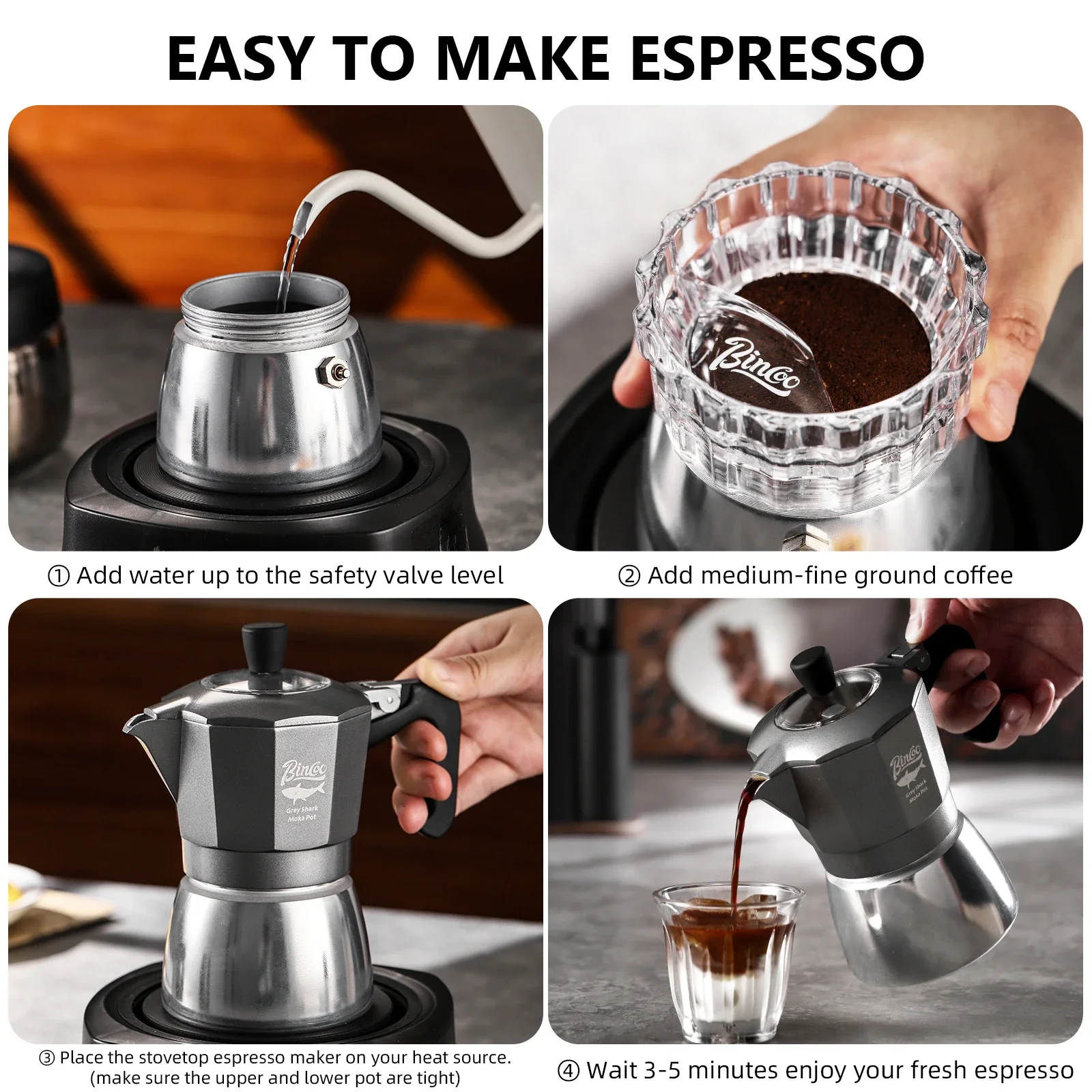 بينكو وعاء موكا بسعة كوبين بصم - مراجعة Coffee Tea Mugs وسعره