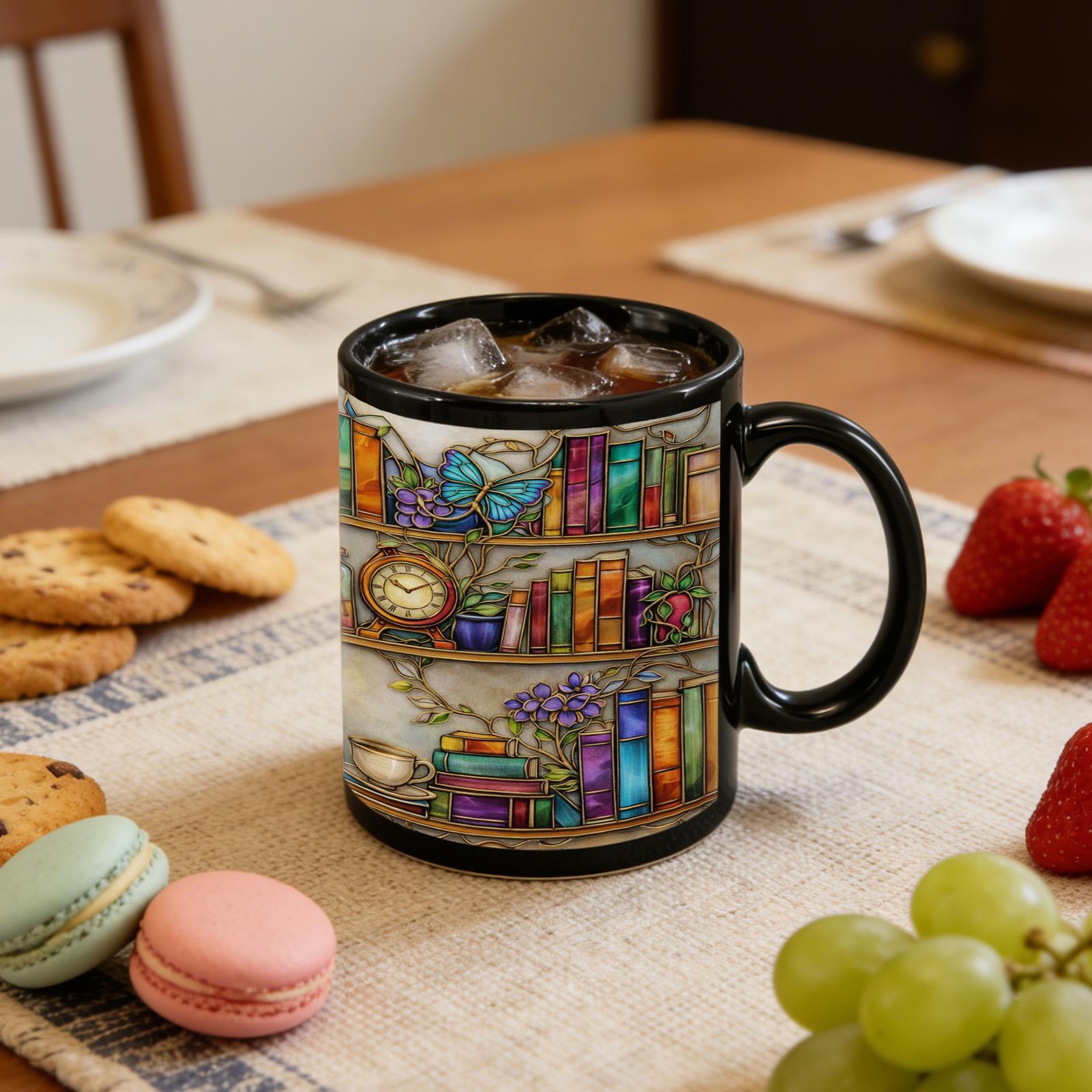 كوب قهوة بتصميم قطة مقاوم للحر - مراجعة Coffee Tea Library وسعره