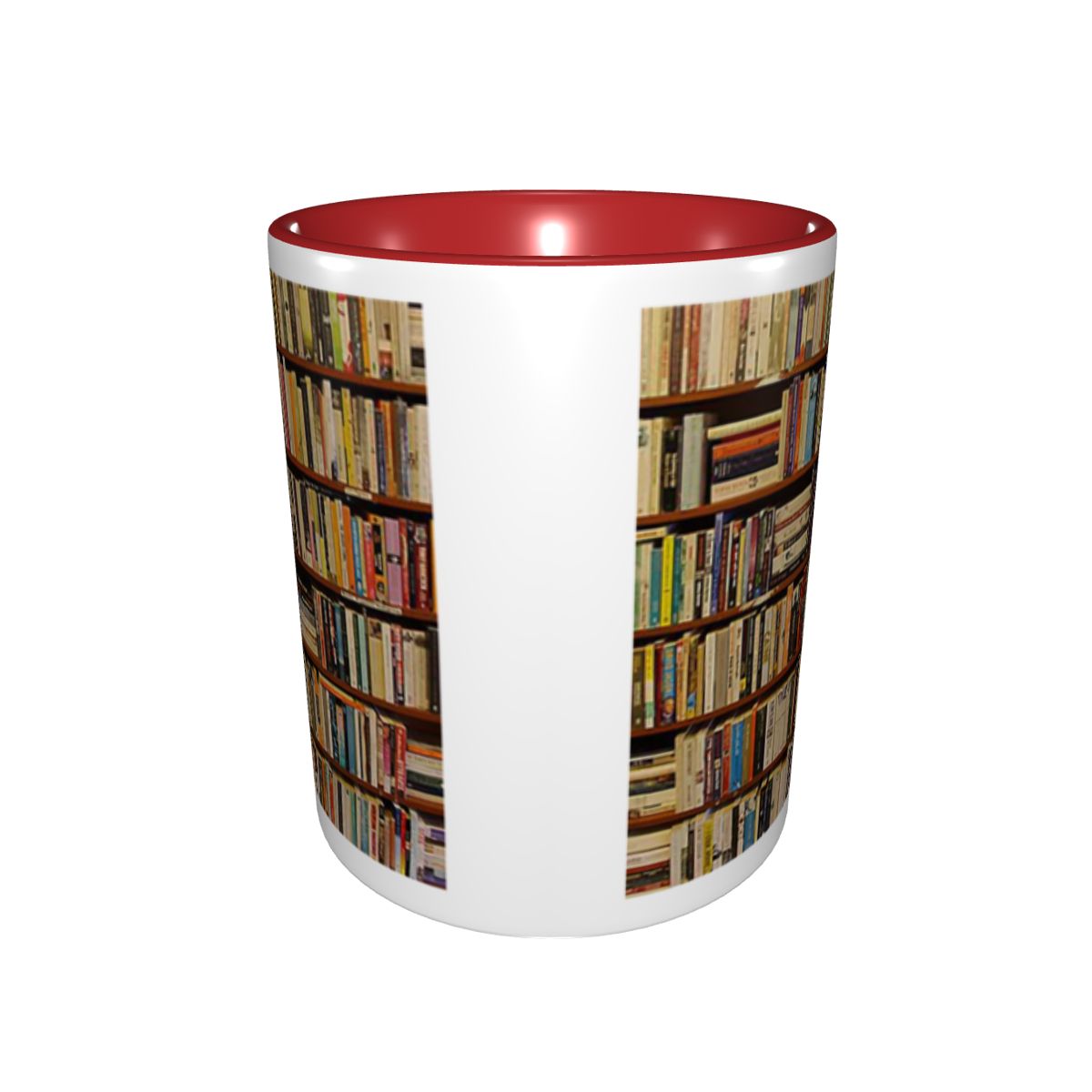 كوب قهوة سيراميك مضحك بتصميم ك - مراجعة Coffee Tea Library وسعره
