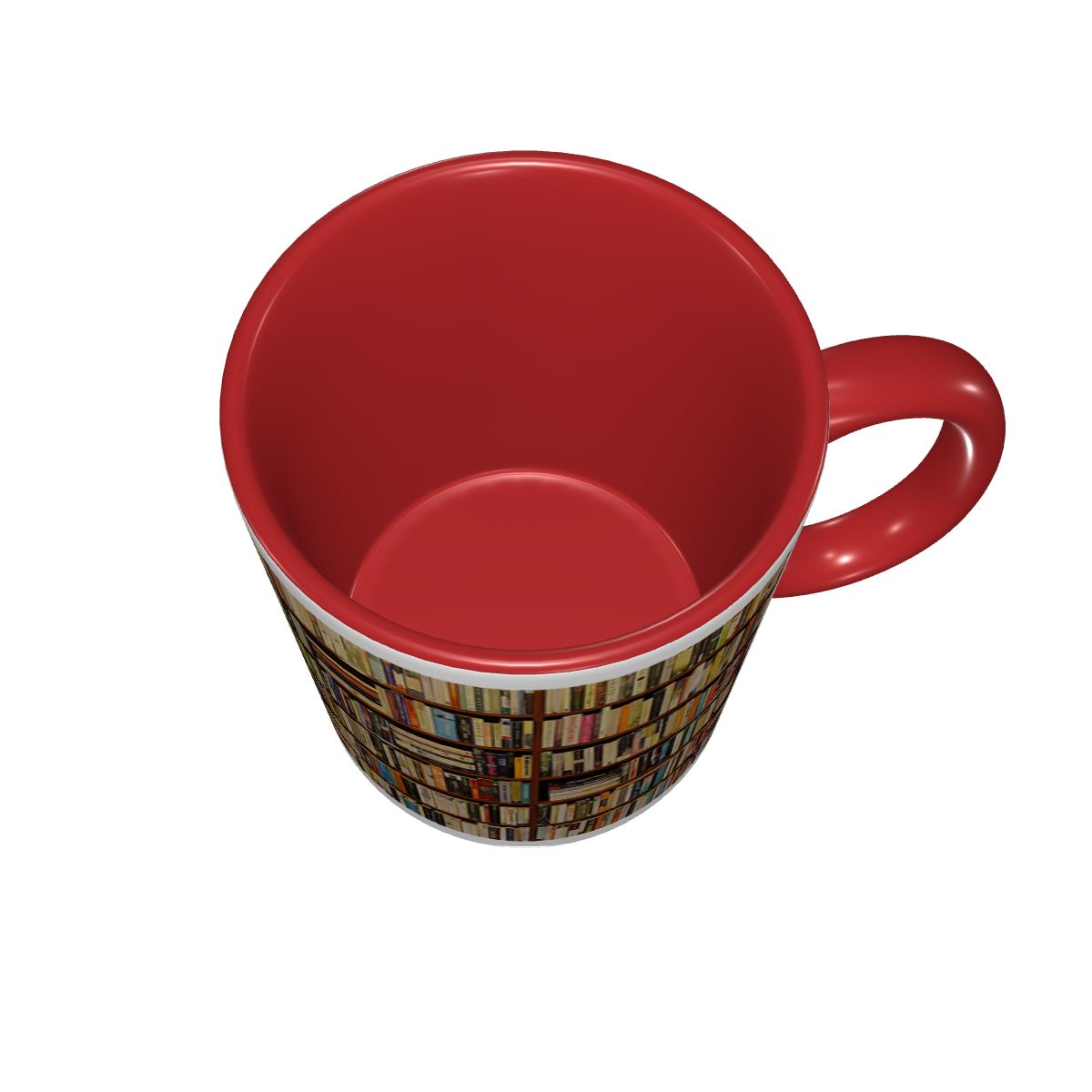 كوب قهوة سيراميك مضحك بتصميم ك - مراجعة Coffee Tea Library وسعره