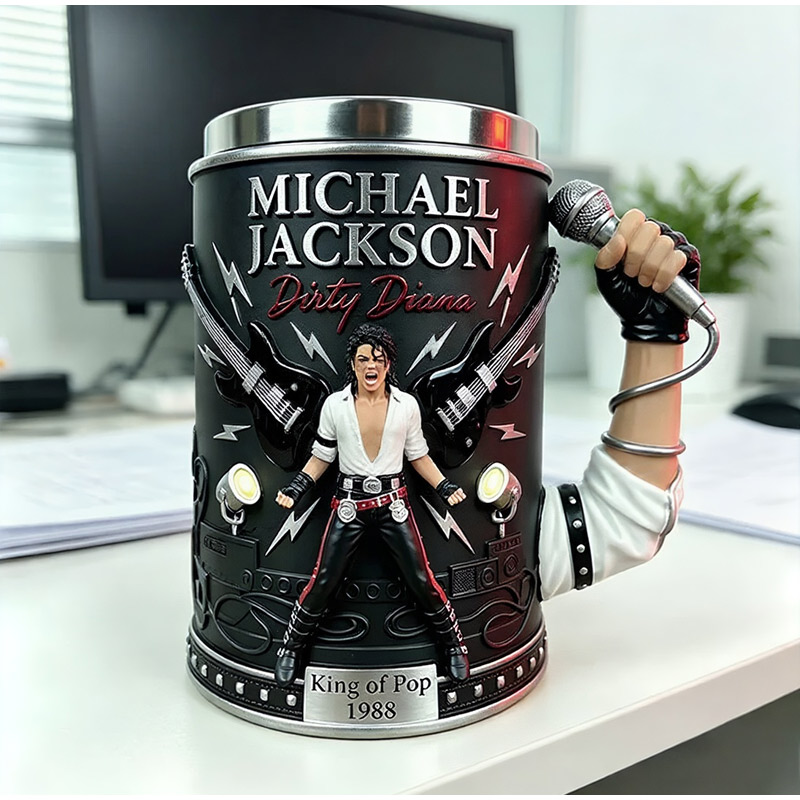 كوب مايكل جاكسون ملك البوب ثلا - مراجعة Coffee Tea Mugs وسعره