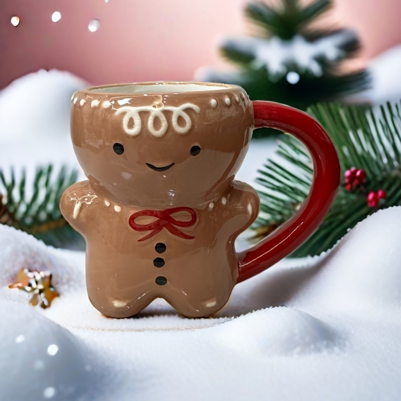كوب سيراميك على شكل رجل الزنجب - مراجعة Coffee Tea And Cocoa وسعره