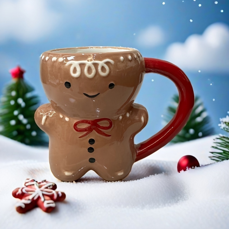 كوب سيراميك على شكل رجل الزنجب - مراجعة Coffee Tea And Cocoa وسعره