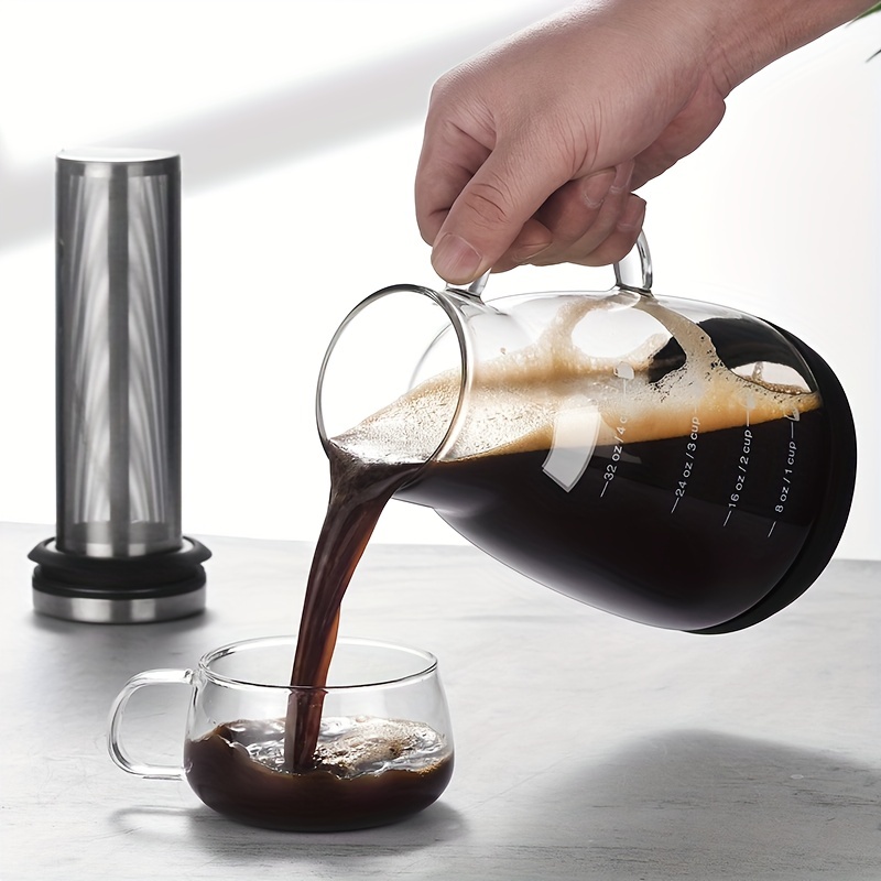 إبريق زجاجي كلاسيكي سعة 24 أون - مراجعة Juice Tea Coffee وسعره