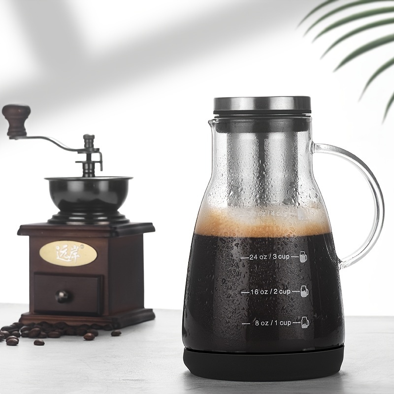 إبريق زجاجي كلاسيكي سعة 24 أون - مراجعة Juice Tea Coffee وسعره
