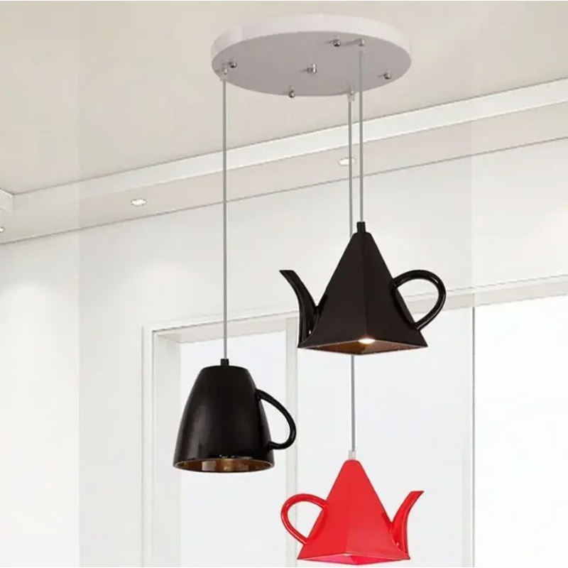 مصباح معلق عصري على شكل إبريق  - مراجعة Switching Coffee To Tea وسعره